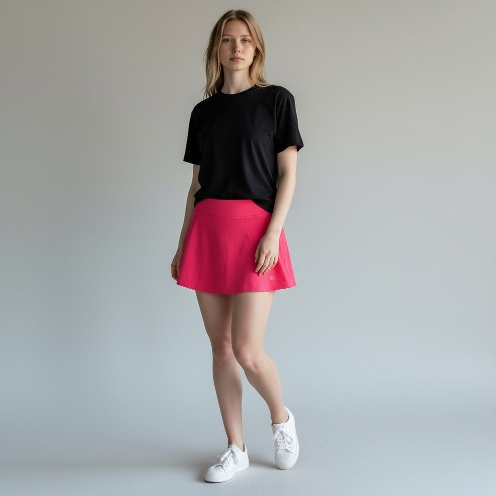 Lululemon Pink Skort Athleisure‎ Workout Yoga Running Size 4